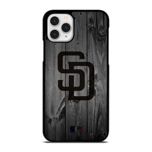 SAN DIEGO PADRES BASEBALL MLB WOOD LOGO iPhone 11 Pro Case Cover