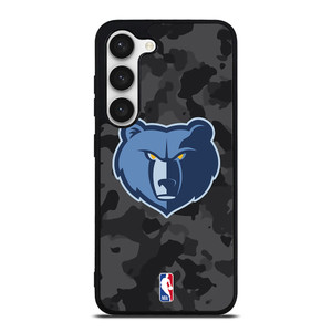 MEMPHIS GRIZZLIES BLACK CAMO Samsung Galaxy S23 Case Cover