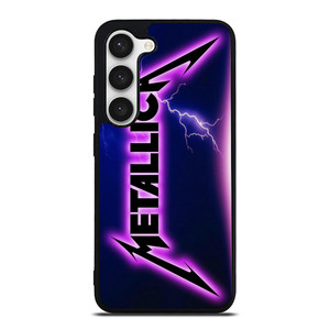 METALLICA ROCK BAND VIOLET LIGHTNING Samsung Galaxy S23 Case Cover