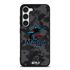 MIAMI MARLINS BASEBALL BLACK CAMO Samsung Galaxy S23 Case Cover