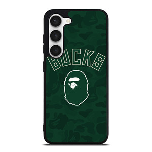 MILWAUKEE BUCKS X BAPE CAMO Samsung Galaxy S23 Case Cover