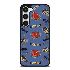 MOSCHINO BEAR COUTURE PATTERN Samsung Galaxy S23 Case Cover