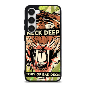 NECK DEEP A HISTORY OF A BAD DECISIONS Samsung Galaxy S23 Case Cover