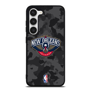 NEW ORLEANS PELICANS BLACK CAMO Samsung Galaxy S23 Case Cover