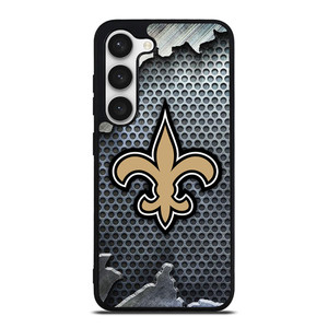 NEW ORLEANS SAINTS BROKEN METAL Samsung Galaxy S23 Case Cover NEW ORLEANS SAINTS BROKEN METAL Samsung Galaxy S23 Case Cover