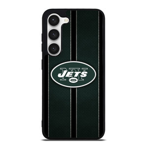 NEW YORK JETS NFL METAL STRIPE Samsung Galaxy S23 Case Cover