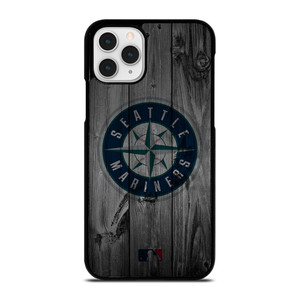 SEATTLE MARINERS BASEBALL MLB WOOD LOGO iPhone 11 Pro Case Cover