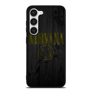 NIRVANA ROCK BAND WOODEN LOGO Samsung Galaxy S23 Case Cover NIRVANA ROCK BAND WOODEN LOGO Samsung Galaxy S23 Case Cover