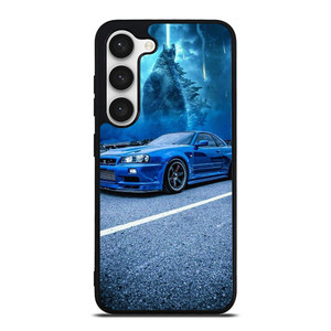 NISSAN GTR GODZILLA BLUE 2 Samsung Galaxy S23 Case Cover