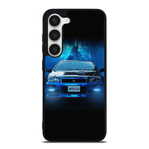 NISSAN GTR GODZILLA BLUE Samsung Galaxy S23 Case Cover
