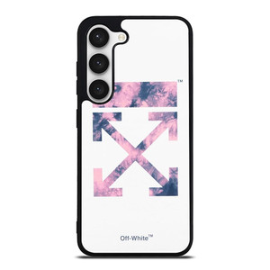 OFF WHITE PURPLE MARBLE Samsung Galaxy S23 Case Cover