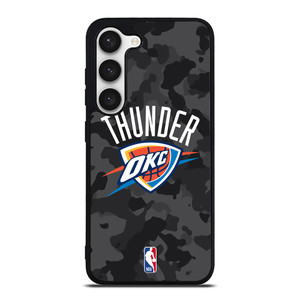 OKLAHOMA CITY THUNDER BLACK CAMO Samsung Galaxy S23 Case Cover