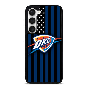 OKLAHOMA CITY THUNDERS NBA USA FLAG Samsung Galaxy S23 Case Cover