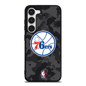 PHILADELPHIA 76ERS BLACK CAMO Samsung Galaxy S23 Case Cover
