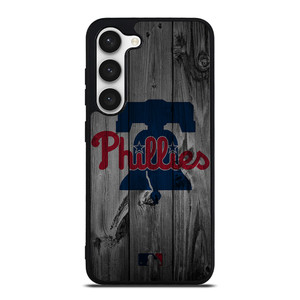 PHILADELPHIA PHILLIES BASEBALL MLB WOOD LOGO Samsung Galaxy S23 Case Cover