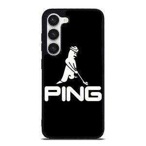 PING GOLF BLACK LOGO Samsung Galaxy S23 Case Cover