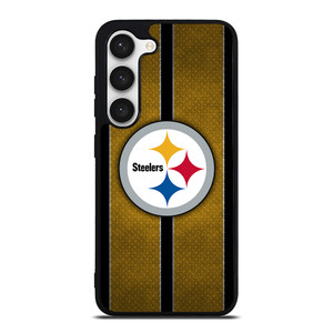 PITTSBURGH STEELERS NFL METAL STRIPE Samsung Galaxy S23 Case Cover