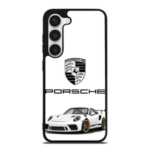 PORSCHE GT3 RS WHITE Samsung Galaxy S23 Case Cover