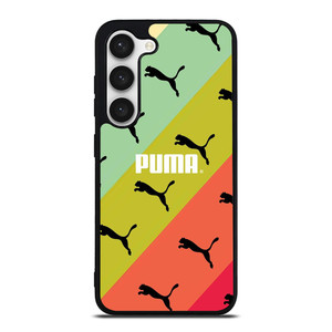 PUMA LOGO STRIPE PATTERN Samsung Galaxy S23 Case Cover