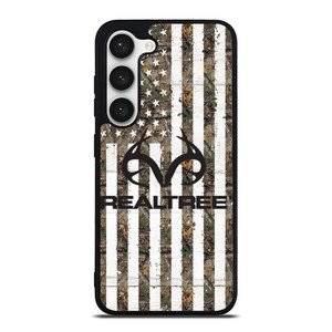 REALTREE AMERICAN FLAG LOGO Samsung Galaxy S23 Case Cover