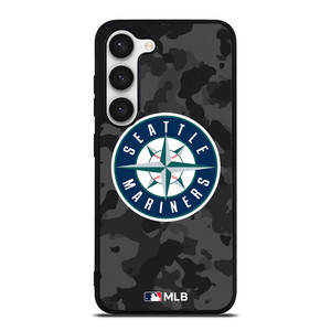 SEATTLE MARINERS BASEBALL BLACK CAMO Samsung Galaxy S23 Case Cover