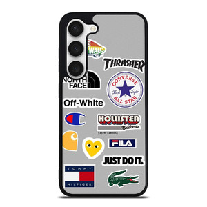 SKATEBOARD BRAND STICKER COLLAGE Samsung Galaxy S23 Case Cover