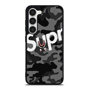 SUPREME BAPE SHARK Samsung Galaxy S23 Case Cover
