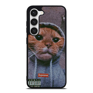 SUPREME CUTE CAT 2 Samsung Galaxy S23 Case Cover