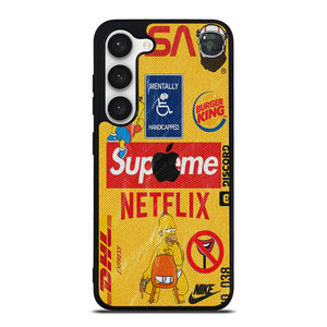 SUPREME NETFLIX COLLAGE Samsung Galaxy S23 Case Cover SUPREME NETFLIX COLLAGE Samsung Galaxy S23 Case Cover