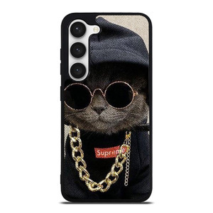 SUPREME SWAG CAT Samsung Galaxy S23 Case Cover