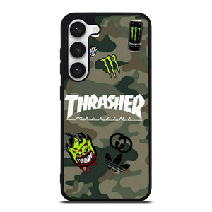 THRASHER SKATEBOARD CAMO COLLAGE Samsung Galaxy S23 Case Cover