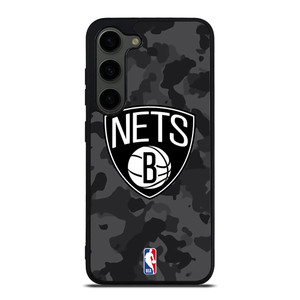 BROOKLYN NETS BLACK CAMO Samsung Galaxy S23 Plus Case Cover
