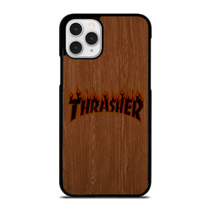 THRASHER SKATEBOARD WOODEN LOGO iPhone 11 Pro Case Cover