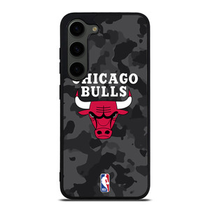 CHICAGO BULLS BLACK CAMO Samsung Galaxy S23 Plus Case Cover