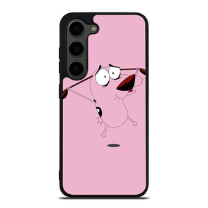 COURAGE THE COWARDLY DOG FLAT Samsung Galaxy S23 Plus Case Cover