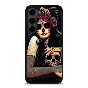 DIA DE LOS MUERTOS PATTERN Samsung Galaxy S23 Plus Case Cover
