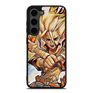 DR STONE ANIME BLACK WHITE Samsung Galaxy S23 Plus Case Cover