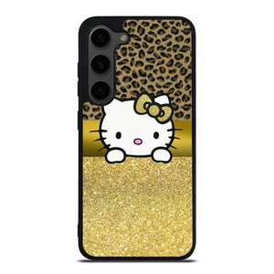 HELLO KITTY MERRY CHRISTMAS GOLD Samsung Galaxy S23 Plus Case Cover