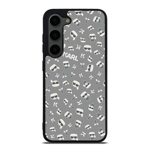KARL LAGERFIELD PATTERN Samsung Galaxy S23 Plus Case Cover
