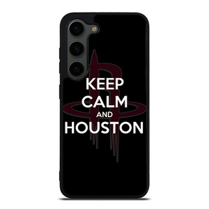 KEEP CALM AND GO HOUSTON ROCKETS Samsung Galaxy S23 Plus Case Cover
