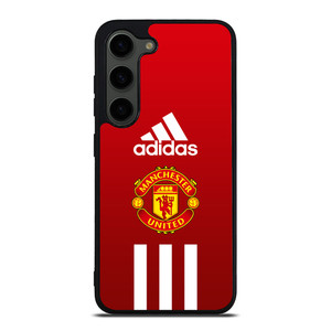 MANCHESTER UNITED FC ADIDAS STRIPES Samsung Galaxy S23 Plus Case Cover