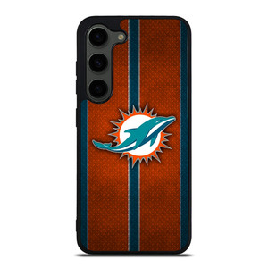 MIAMI DOPHINS NFL METAL STRIPE Samsung Galaxy S23 Plus Case Cover