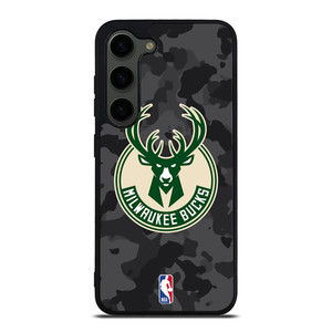 MILWAUKEE BUCKS BLACK CAMO Samsung Galaxy S23 Plus Case Cover