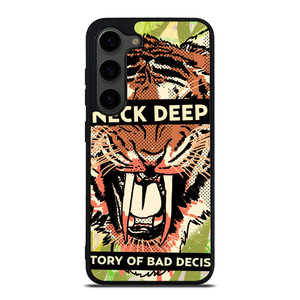 NECK DEEP A HISTORY OF A BAD DECISIONS Samsung Galaxy S23 Plus Case Cover