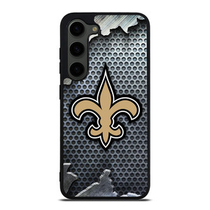 NEW ORLEANS SAINTS BROKEN METAL Samsung Galaxy S23 Plus Case Cover