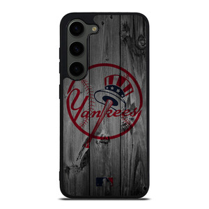 NEW YORK YANKEES BASEBALL MLB WOOD LOGO Samsung Galaxy S23 Plus Case Cover