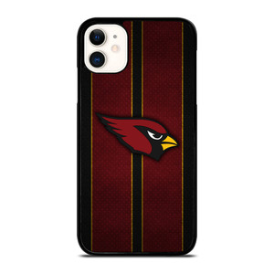 ARIZONA CARDINALS NFL METAL STRIPE iPhone 11 Case Cover