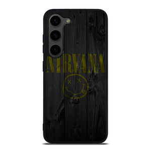 NIRVANA ROCK BAND WOODEN LOGO Samsung Galaxy S23 Plus Case Cover NIRVANA ROCK BAND WOODEN LOGO Samsung Galaxy S23 Plus Case Cover