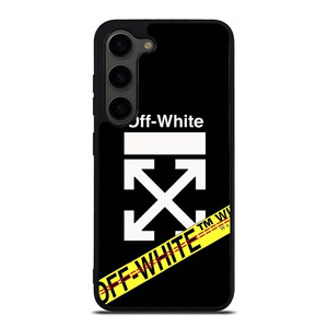 OFF WHITE YELLOW LABEL Samsung Galaxy S23 Plus Case Cover