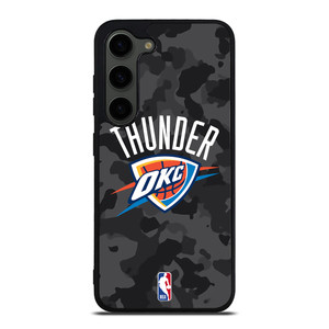 OKLAHOMA CITY THUNDER BLACK CAMO Samsung Galaxy S23 Plus Case Cover